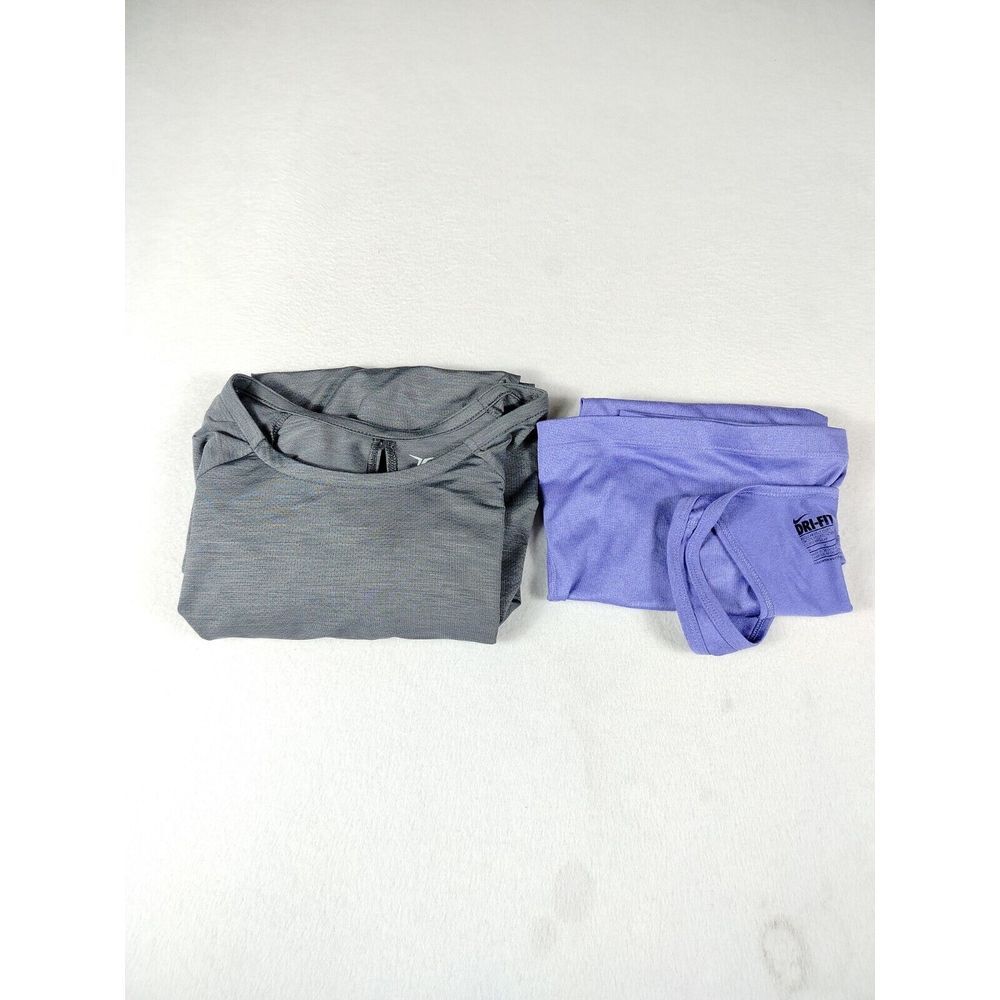 Nike Old Navy Top Women's Medium Purple Gray Activewear Athleisure Lot Of 2
